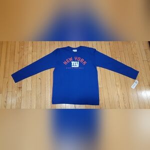 New York Giants Kids Blue Long Sleeve Shirt